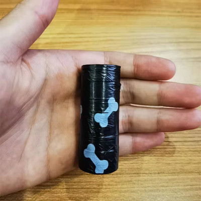 NOVO 1 rola NOVO Vreća za pseći izmet s otiskom šape 15 vrećica/rola Velike vreće za mačji otpad Vreća za smeće za pse na otvorenom, čisto punjenje, 1 rola