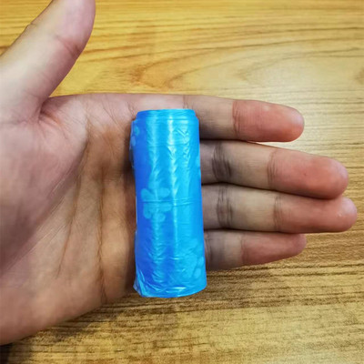 NOVO 1 rola NOVO Vreća za pseći izmet s otiskom šape 15 vrećica/rola Velike vreće za mačji otpad Vreća za smeće za pse na otvorenom, čisto punjenje, 1 rola