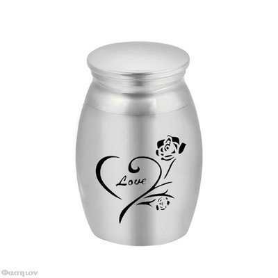 Male urne za uspomene za pepeo Srce ruže Mala urna za uspomene Mini držač za pepeo za kremiranje Spomenik voljenom čovjeku Kućni ljubimac Pas Mačka Pepeo