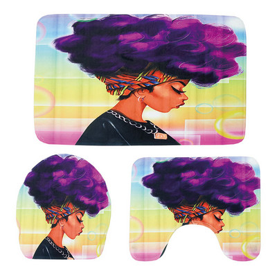 Zeegle absorbējošs vannas istabas paklājs tualetes paklājs eksotiska stila vannas istabas paklājs neslīdošs vannas paklājs tualetes pārklājs vannas istabas paklāji dušas paklāji