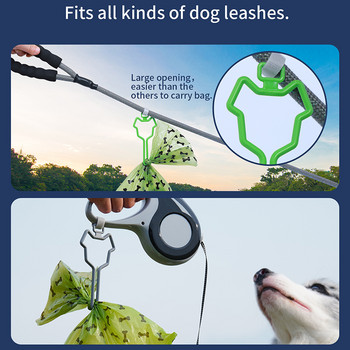 Pet Dog Poop Τσάντες Hands-free Clip Traction Rope Θήκη δοσομετρικής τσάντας τουαλέτας Προμήθειες καθαρισμού Αξεσουάρ σκυλιών Προϊόντα για κατοικίδια