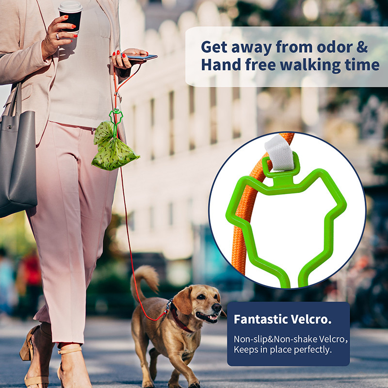 Mājdzīvnieku suņu kaķu kakas maisiņi Brīvroku saspraude Vilces virve Tualetes maisiņu turētājs Tīrīšanas piederumi Suņu piederumi Mājdzīvnieku produkti