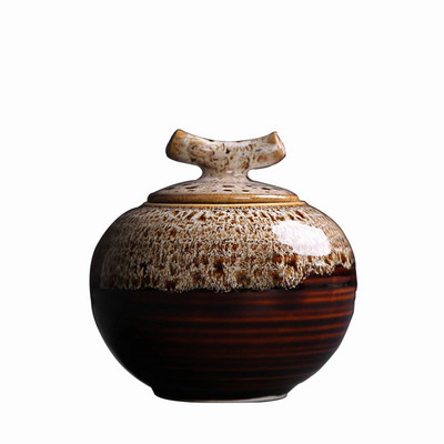 Krāsu raksta keramikas piemiņas urna suņiem un kaķiem — mini — satur līdz 12 kubikcollu pelnu — mājdzīvnieku kremācijas urna pelniem