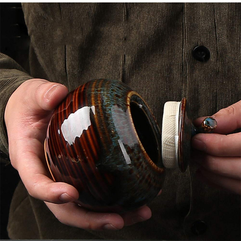 Krāsu raksta keramikas piemiņas urna suņiem un kaķiem — mini — satur līdz 12 kubikcollu pelnu — mājdzīvnieku kremācijas urna pelniem