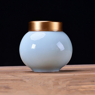 Mazas kremācijas piemiņas urnas cilvēku pelniem vai mājdzīvnieku pelniem, keramikas plaisātas glazūras mini dekoratīvās urnas