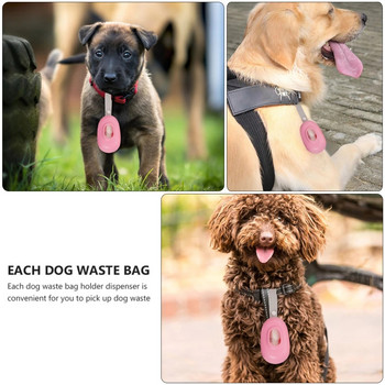 Преносима торба за изпражнения на кучета за домашни любимци Дозатор за торби за отпадъци от кучета за държач на торби за кучешки отпадъци Пластмасова торба за боклук Калъф за транспортиране Чанти за кучета за домашни любимци
