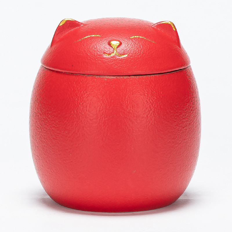 Radoša keramika Apbedīšanas urna pelniem Mājdzīvnieku urna pelniem Kaķu Dzīvnieku piemiņas zīmes Apbedīšanas urna suņiem Maza kaķa bēru kapsēta