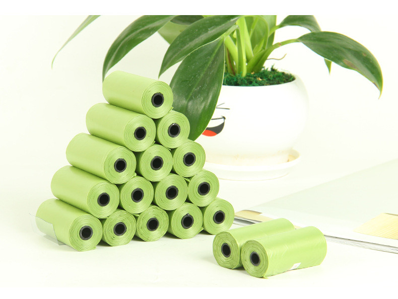 piegādā 15 gab./rullī noārdāmu mājdzīvnieku atkritumu maisu, lai atrisinātu defekācijas problēmu visur, suņu mantu mājdzīvnieku piederumi