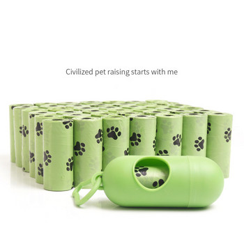 Dog Poop Bag 15 Bags/ Roll Large Cat Washage Bag Doggie Outdoor Home Clean Refill Refill Garbage Bag Supplys Supplies
