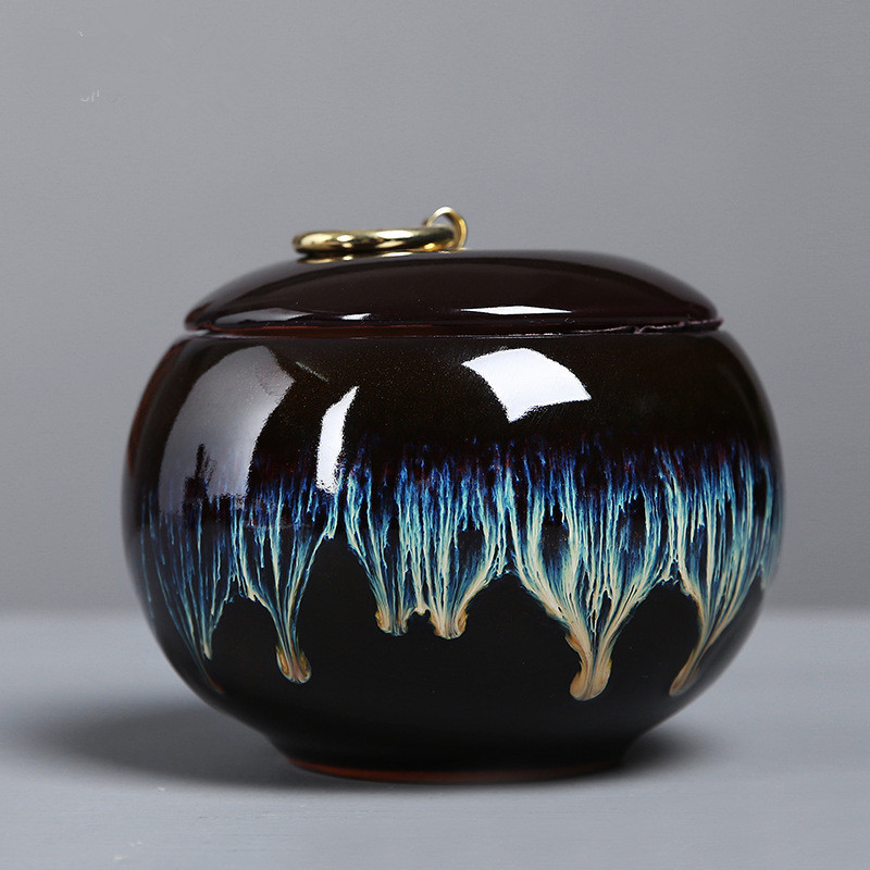 Keramikas apbedīšanas pelnu urnas cilvēku kremēšanai Mājdzīvnieku pelnu turētājs Atmiņas palātas pelni Keramikas urnas zārks