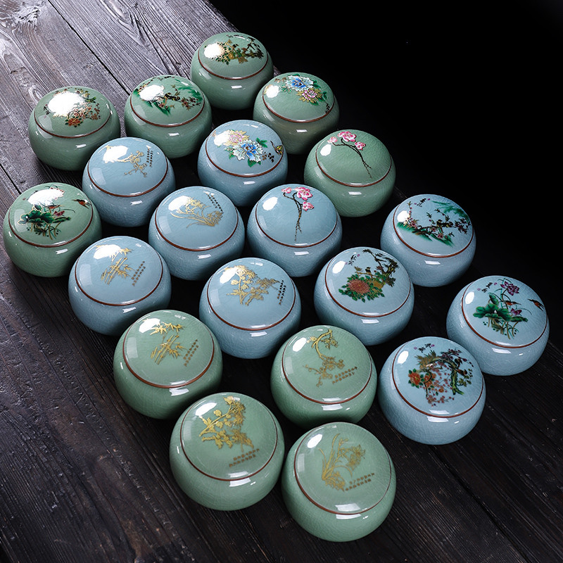 Keramička zatvorena staklenka Velika kućna prijenosna staklenka za pohranjivanje Suvenir za kućne ljubimce