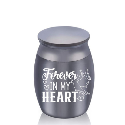 Kremācijas rotaslietas urnas kulons kaijas kremācijas urna cilvēka pelniem turētājs piemiņas memoriāls-Mūžīgi manā sirdī