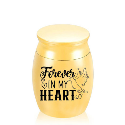 Kremācijas rotaslietas urnas kulons kaijas kremācijas urna cilvēka pelniem turētājs piemiņas memoriāls-Mūžīgi manā sirdī