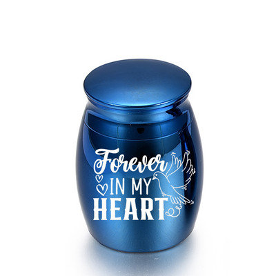 Kremācijas rotaslietas urnas kulons kaijas kremācijas urna cilvēka pelniem turētājs piemiņas memoriāls-Mūžīgi manā sirdī