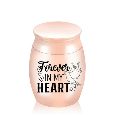 Kremācijas rotaslietas urnas kulons kaijas kremācijas urna cilvēka pelniem turētājs piemiņas memoriāls-Mūžīgi manā sirdī