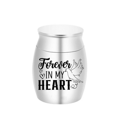 Kremācijas rotaslietas urnas kulons kaijas kremācijas urna cilvēka pelniem turētājs piemiņas memoriāls-Mūžīgi manā sirdī