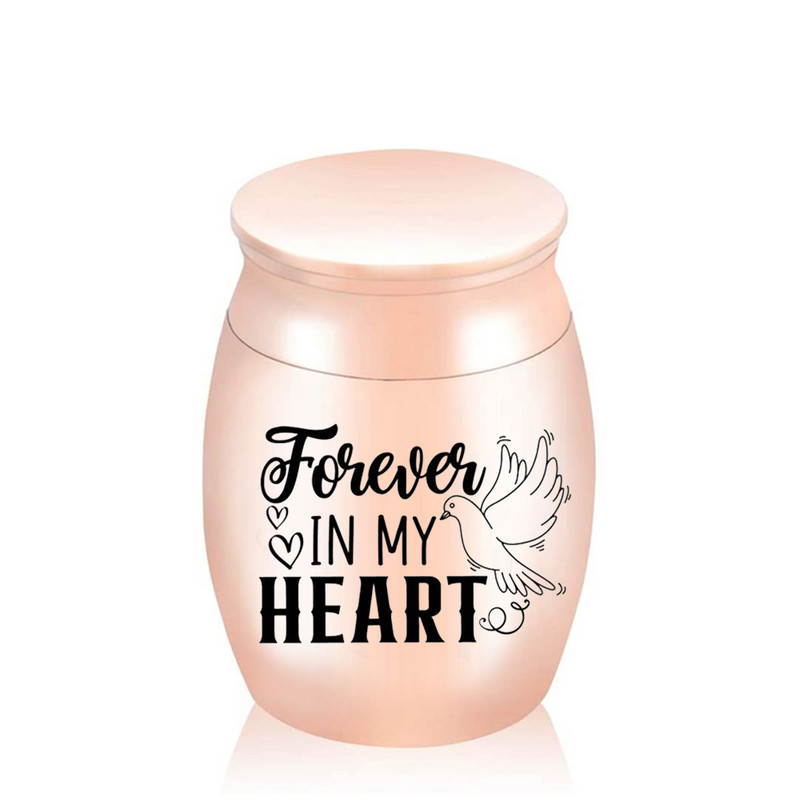 Kremācijas rotaslietas urnas kulons kaijas kremācijas urna cilvēka pelniem turētājs piemiņas memoriāls-Mūžīgi manā sirdī