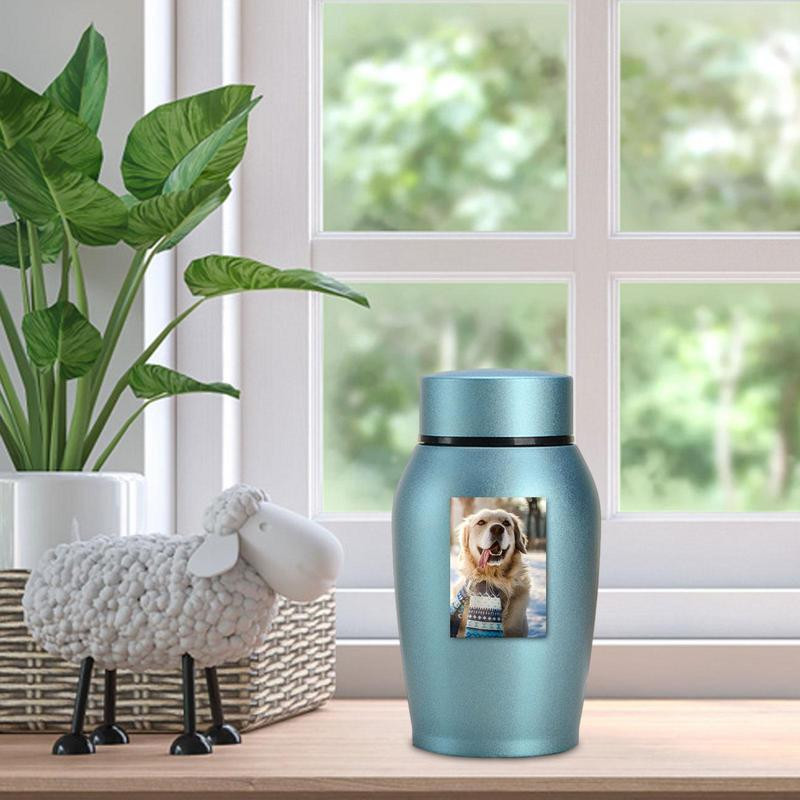 Mājdzīvnieku piemiņas pelnu turētājs piemiņas zīmes no nerūsējošā tērauda mājdzīvnieku urnas Mini piemiņas bēru pelnu turētājs cilvēkiem/mājdzīvnieku pelniem vienmēr manā