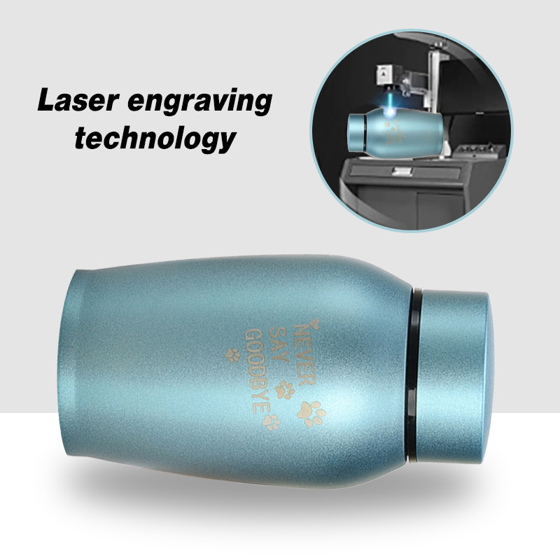 Daudzkrāsainas nerūsējošā tērauda mājdzīvnieku urnas suņu kaķu putnu peles kremēšanas pelni urnas aizzīmogotās bēru piederumi suņiem mājdzīvnieku suvenīru burka