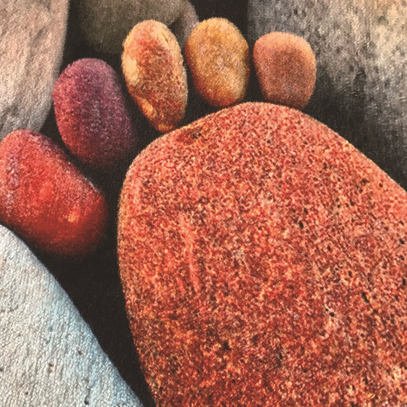 Ispis šljunka Podna prostirka za WC školjku Set od 3 komada Protuklizni tepih za kupaonicu Podloga za noge podloge za kupaonicu Otirač za kupaonicu WC prostirke Tepih Kućni dekor