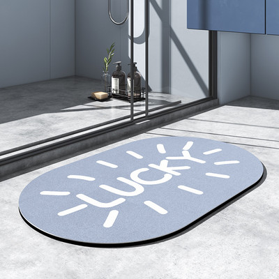 Nordic Super Absorbent Vannas Paklājiņš Bēšs Pretslīdošs Gudrs Paklājiņš Dušas Tualetei WC Grīdas Paklāji Mūsdienīgi Vannas istabas Aksesuāri Mājai