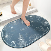 Absorbējošs vannas istabas paklājs, neslīdošs, ātri izžūst virtuve Dzīvojamā istaba ieejas grīdas paliktņi Dušas istabas durvju paklājs Vannas istabas piederumi