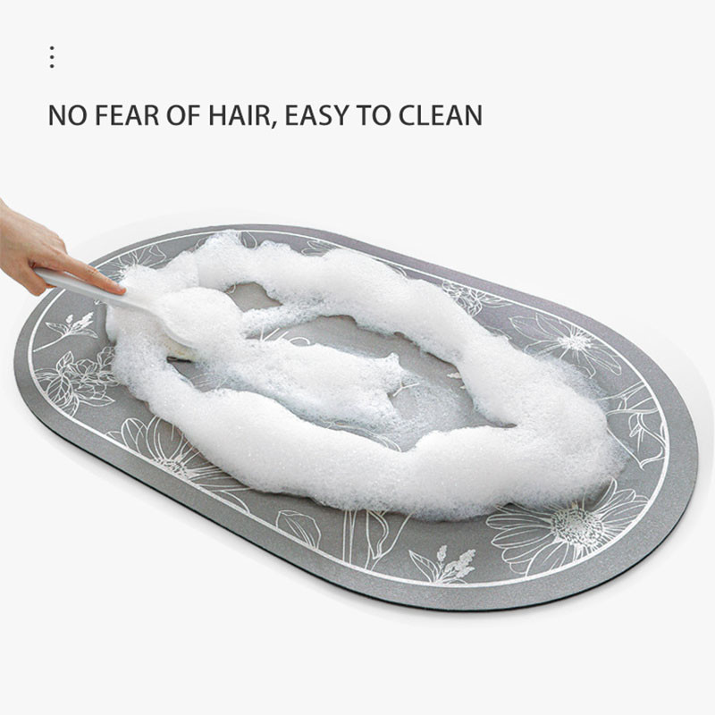 Absorbējošs vannas istabas paklājs, neslīdošs, ātri izžūst virtuve Dzīvojamā istaba ieejas grīdas paliktņi Dušas istabas durvju paklājs Vannas istabas piederumi