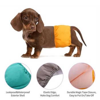 Αρσενικό Dog Wrap Puppy Pet Αρσενικό Dog Physiological Παντελόνι Εσώρουχα Υγιεινής Belly Band πάνες Πανί Βαμβακερά περιτυλίγματα πάνας για αγόρι σκύλο