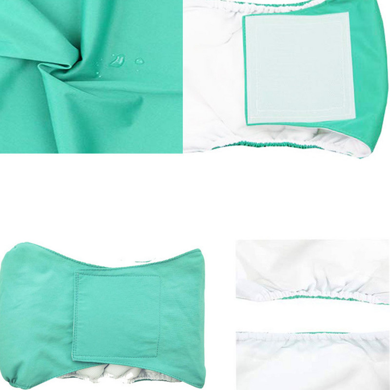 Vīriešu autiņbiksītes kucēns Mājdzīvnieks tēviņš suns fizioloģiskās bikses sanitārās apakšveļas autiņbiksītes auduma kokvilnas autiņbiksīšu aptinumi zēniem suņiem