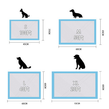 Trendy Dog Soakers 100 Units Πάνες για Υπεραπορροφητική Εκπαίδευση Pee Pads Πάνες για γάτες Dog Diapers Cage Mat