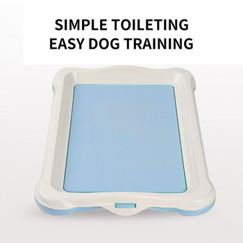Φορητή τουαλέτα εκπαίδευσης σκύλων Εσωτερικοί σκύλοι Τουαλέτα κατοικίδιων για μικρά σκυλιά Γάτες Κουτί απορριμμάτων γατών Βάση μαξιλαριού για κουτάβι Δίσκος προμήθειες για κατοικίδια