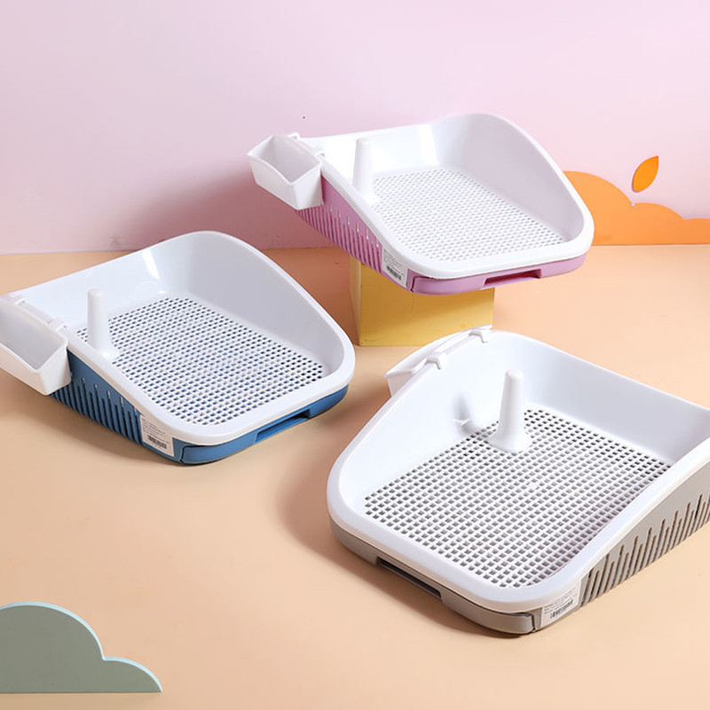 2021 m. Naujausios gyvūnų naminių gyvūnėlių patalpų reikmenys NAUJAS nešiojamas šunų tualetas plastikinis dvigubo sluoksnio šunų pagalvėlės dresuojamas katės šuniuko šlapinimosi tualetas