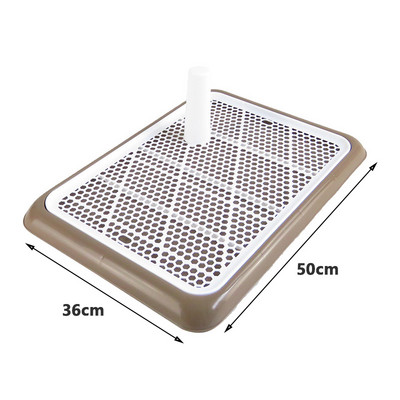 Rešetkasti WC za pse Dresiranje pasa na nošu Indoor Dog Potty Tray WC za dresuru kućnih ljubimaca za pse, mačke Štene Kutija za mačji pijesak bez male veličine 50x36x3cm