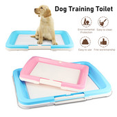 Prijenosni WC za dresuru pasa Unutarnji psi Mali WC za kućne ljubimce za male pse Mačke Kutija za mačji pijesak Držač jastučića za štene Pladanj Potrepštine za kućne ljubimce