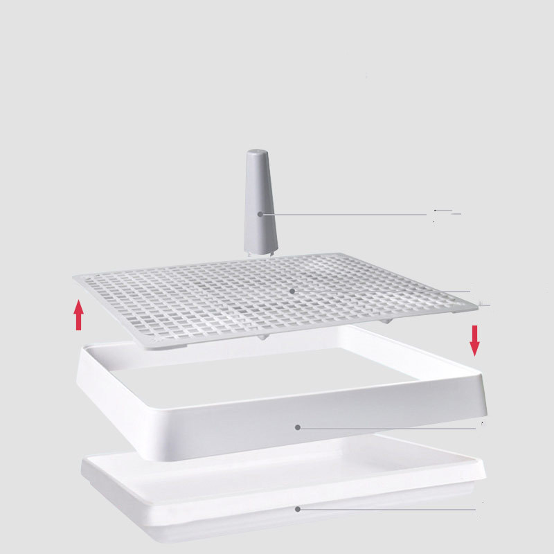 Iekštelpu suņiem podiņmācība mājdzīvnieku tualete maziem suņiem kaķiem kaķu pakaišu kaste kucēnu paliktņa turētājs paplāte suņu apmācībai tualete mājdzīvnieku piederumi