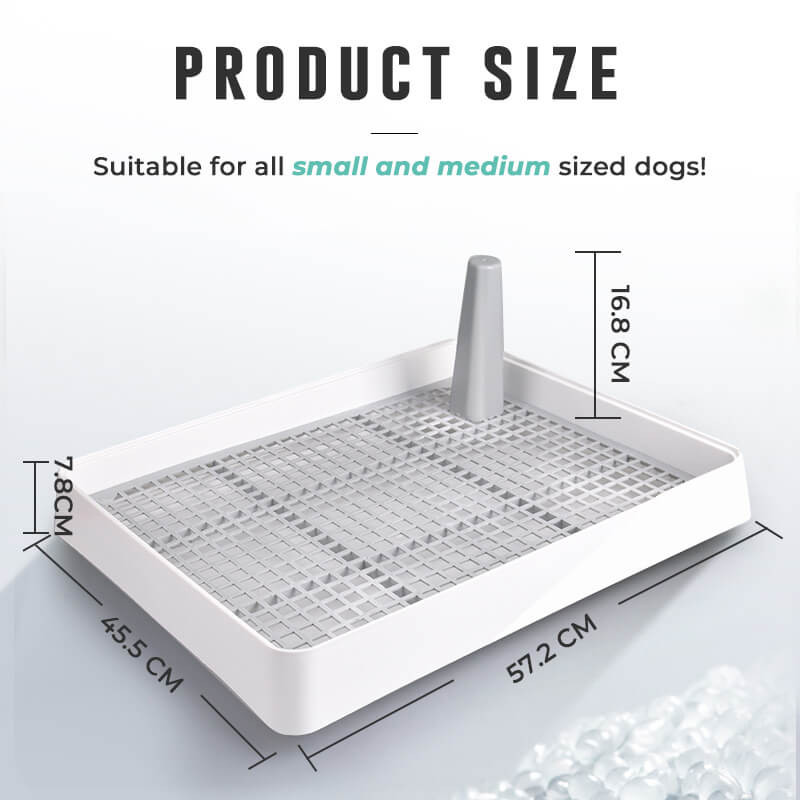 Prijenosni WC za dresuru pasa Unutarnji WC s makom za male pse, mačke, kutija s pijeskom, držač za štene, pladanj, pribor za kućne ljubimce