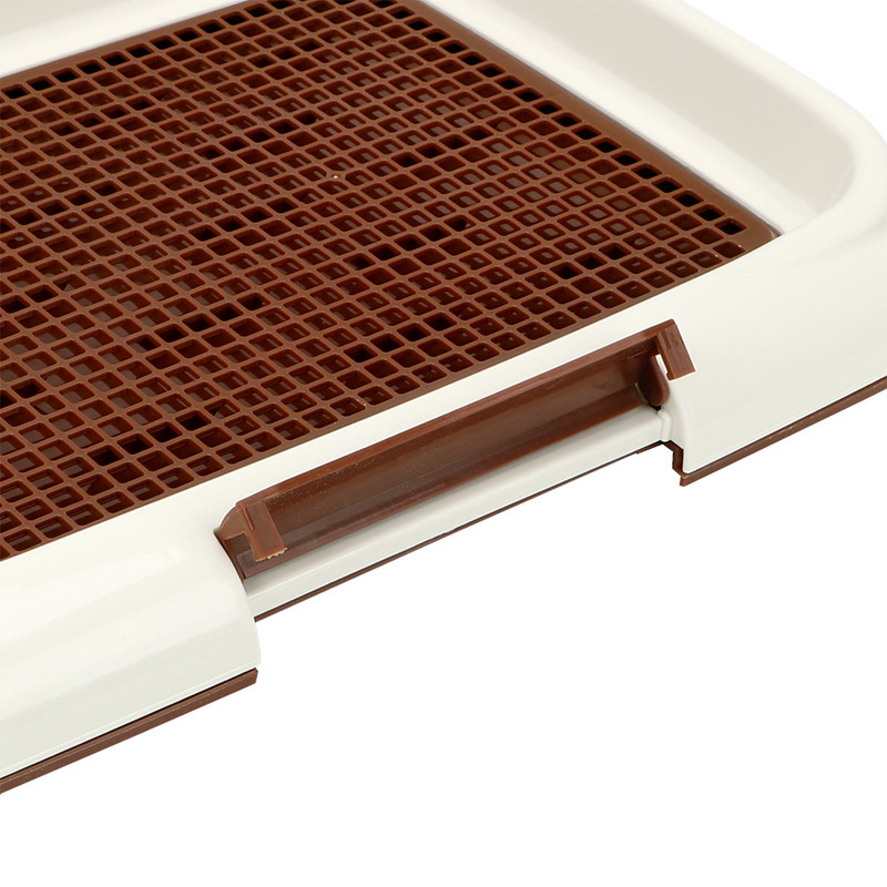 Rešetkasti WC za pse Mačke Noša WC za kućne ljubimce WC za treniranje mokrenja Lako se čisti Unutarnja posuda za štene Držač nosiljke Posuda Proizvod za kućne ljubimce