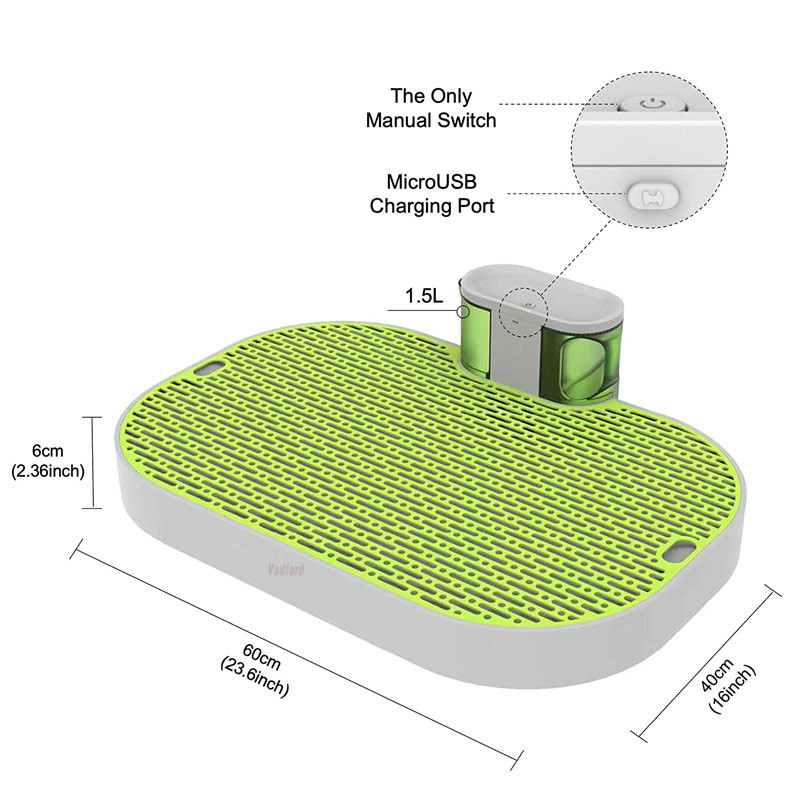 Pametni pseći WC za kućne ljubimce Unutarnji jastučići za odvikavanje na nošu Puppy Potty Tray s automatskim prikupljanjem urina i bez više papirnate podloge