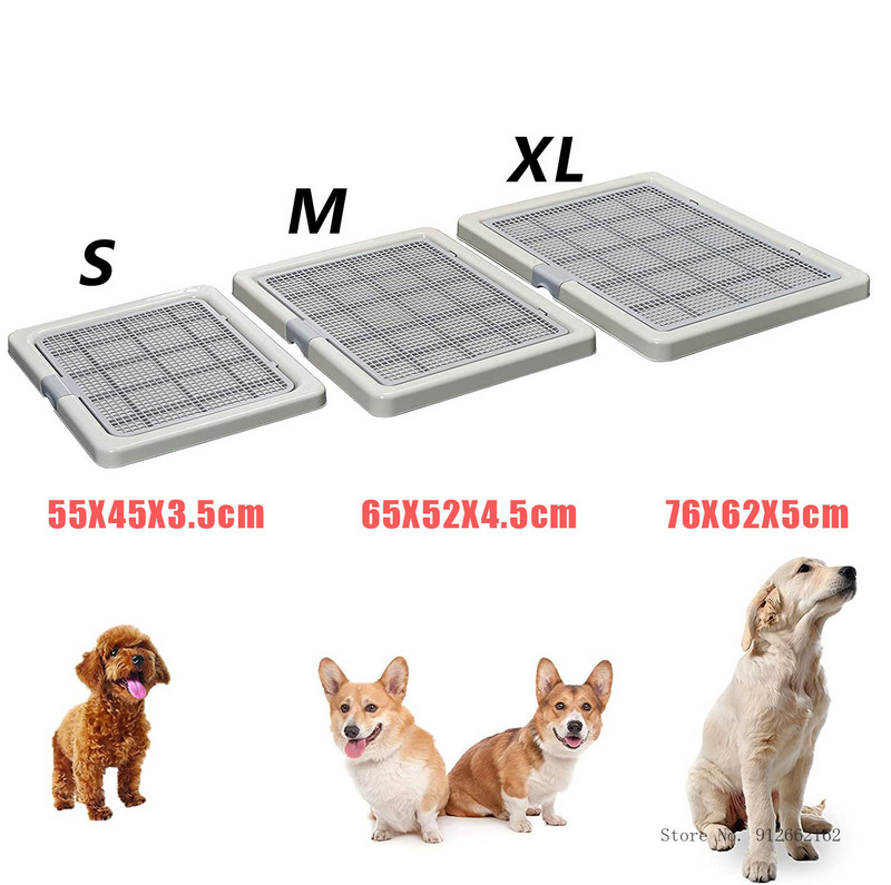 Liels suņu tualetes paklājiņš Suņu lietas iekštelpu pakaišu kastes paplāte Labradora izkārnījumos urinēšanas paliktnis Articulos De Perro kucēnu tualetes suņu piederumi