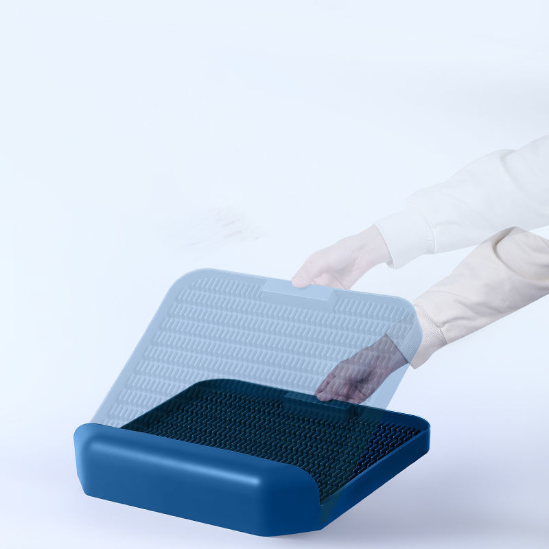 Jauna viegli tīrāma pārnēsājama tualete, plastmasas suņu iekštelpu apmācības paliktnis kucēnu kaķu tualete suņiem maziem mājdzīvnieku tualetes tīrīšanas piederumi