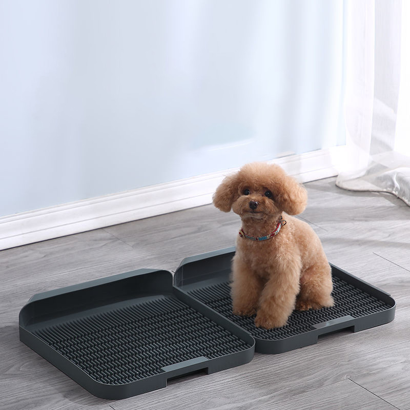 Jauna viegli tīrāma pārnēsājama tualete, plastmasas suņu iekštelpu apmācības paliktnis kucēnu kaķu tualete suņiem maziem mājdzīvnieku tualetes tīrīšanas piederumi