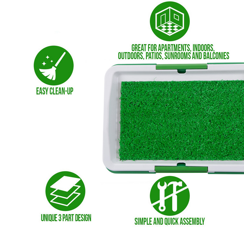 Plastmasas trenažieru paliktnis Tualetes paklājiņš sunim podiņa paliktnis kaķu paliktnis tualetes trenažieris urīnceļu trenažieris zāles paklājiņš urinēšanas paliktnis 46x33,5x3,5cm