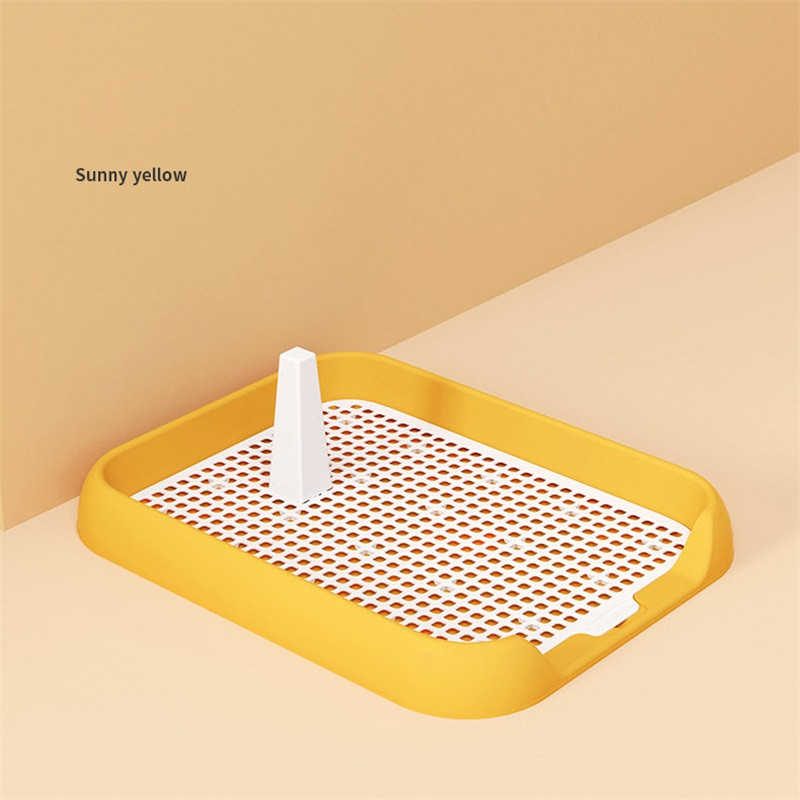 Prijenosna posuda za WC za pse, plastična posuda za kućne ljubimce, beznačajni pisoar, kada za odvikavanje od nužde Lako se čisti Mrežasta rešetka protiv klizanja Sredstva za čišćenje štenaca