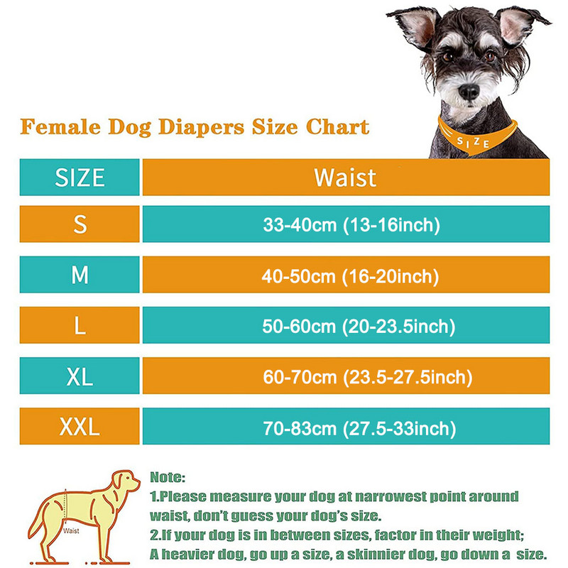 Pelene za kućne ljubimce Gaćice za pse Vodootporne prozračne ženske pelene za pse Nepropusne pelene Fiziološke hlačice Potrepštine za kućne ljubimce