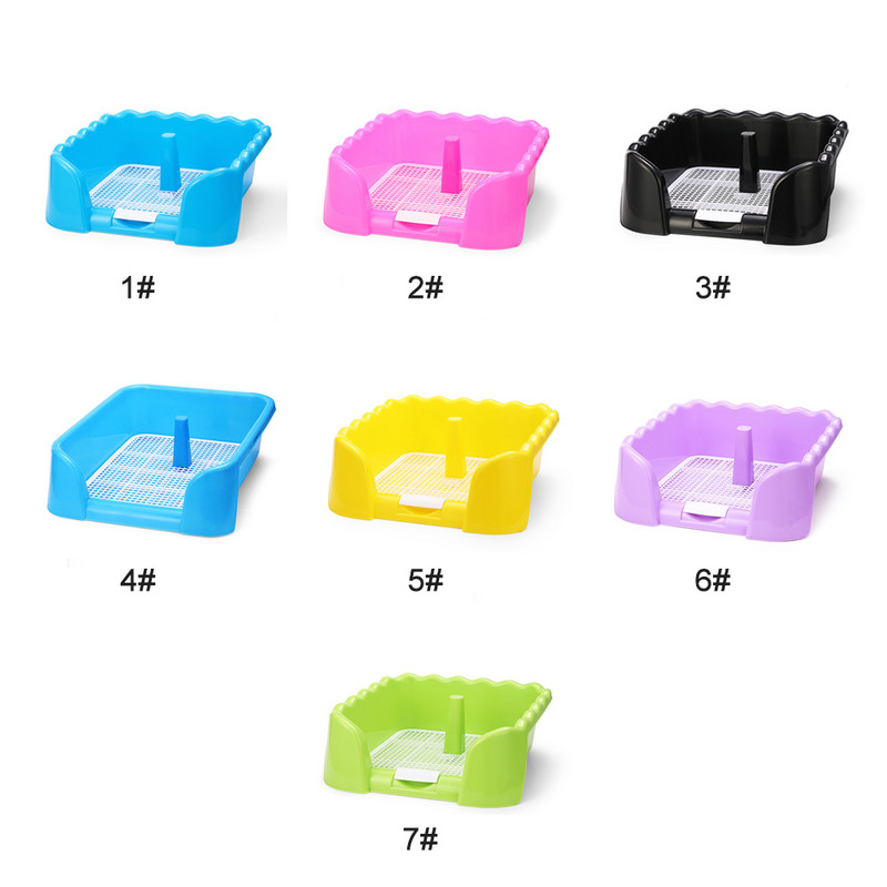 Prijenosna rešetka za pladanj za WC za kućne ljubimce Ograda za WC za kućne ljubimce WC za pse Držač podloge za dresuru šteneta s ogradom za mokrenje za nošu za male ljubimce