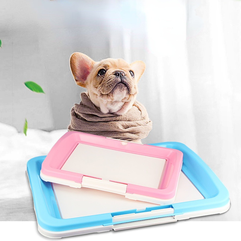 Prijenosni WC za dresuru pasa Unutarnji psi Mali WC za kućne ljubimce za male pse Mačke Kutija za mačji pijesak Držač jastučića za štene Pladanj Potrepštine za kućne ljubimce