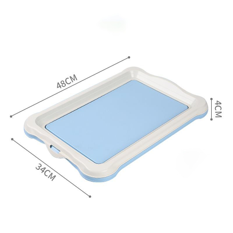 2 boje Prijenosni WC za dresuru pasa Unutarnji WC za pse Nošasti WC za male pse Mačke Podloga za štene Držač Pladanj Potrepštine za kućne ljubimce