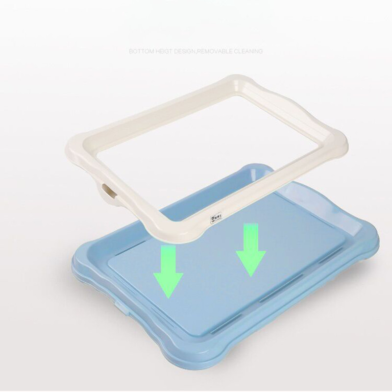 2 boje Prijenosni WC za dresuru pasa Unutarnji WC za pse Nošasti WC za male pse Mačke Podloga za štene Držač Pladanj Potrepštine za kućne ljubimce