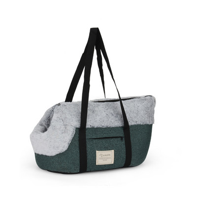 Pārnēsājama mājdzīvnieku suņu pārnēsāšanas soma Elpojoša komforta āra ceļojumu suņu kaķu soma kucēnu rokassomiņa