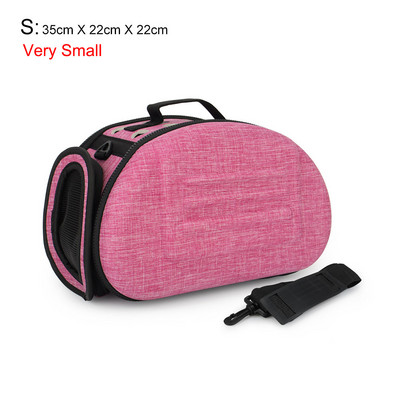 Torba za mačke Prijenosna sklopiva torba za nošenje kućnih ljubimaca Putna torba za automobil Na rame za male pse Ručno ljubičasta siva